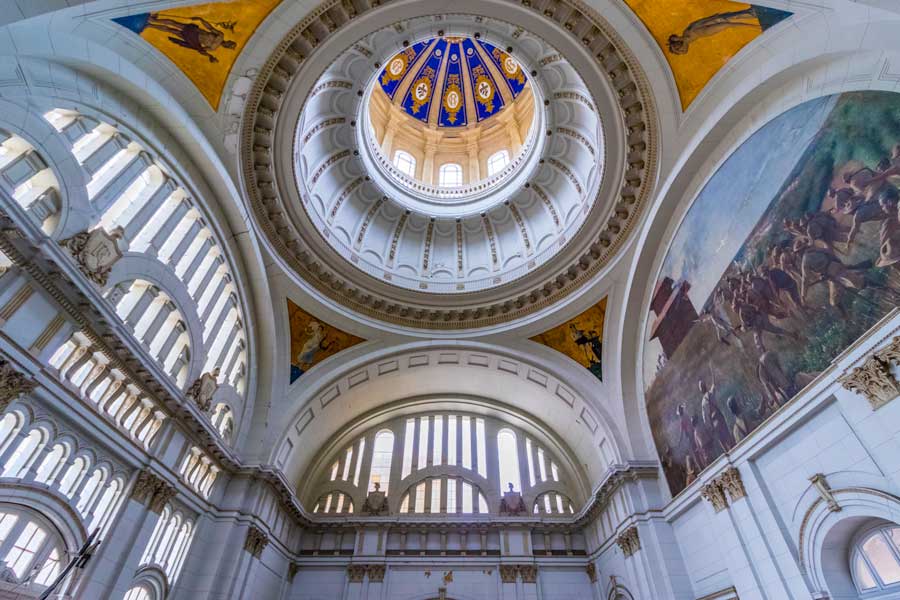 Interior details of the Museo de la Revolución, Havana – Photo: Shutterstock interior of old majectic building with painted ceiling
