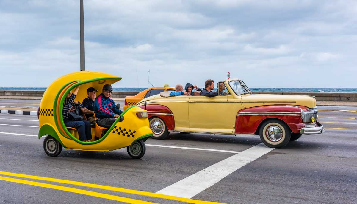 Traffic on the malecon in Havana – Photo: Shutterstock